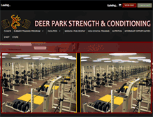 Tablet Screenshot of dpstrength.com